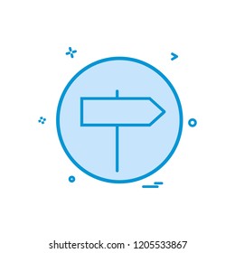 direction right basic icon vector design