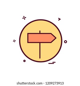 direction right basic icon vector design