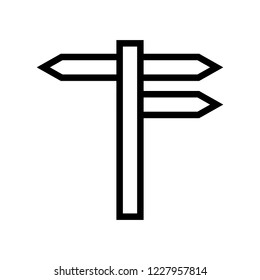 Direction road icon