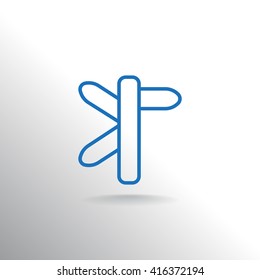 Direction road icon