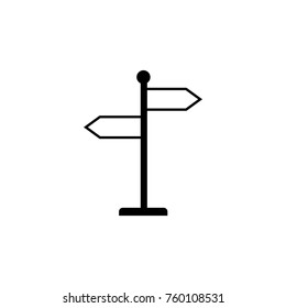 direction road icon logo