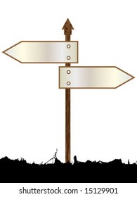 Direction sign