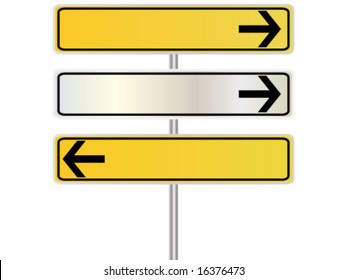 Direction sign