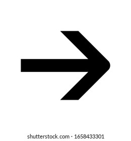 direction sign arrow icon vector isolated.