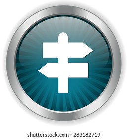 direction sign icon