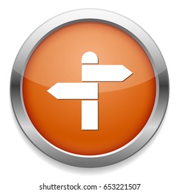 direction sign icon