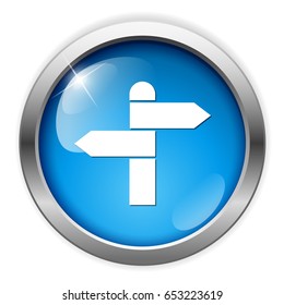 direction sign icon