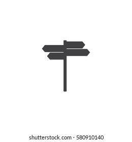 direction sign icon. sign design