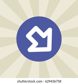 direction sign icon. sign design. background