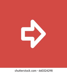 direction sign icon. sign design. red background