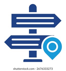Elemento De Ícone De Sinal De Direção Para Design