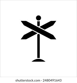 direction sign icon. For graphic and web design collection logo vector illustration. Isolated on white background.