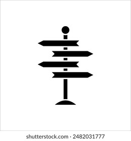 direction sign icon. For graphic and web design collection logo vector illustration. Isolated on white background.