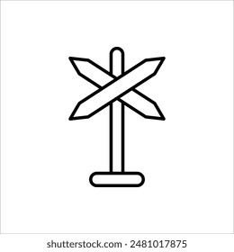 Richtungssymbol. Navigation. Ort. Für Grafik und Webdesign Kollektion Logo Vektorillustration.
