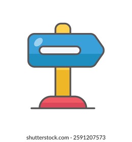 Direction Sign vector icon design use realestate illustration