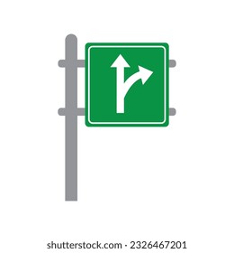 direction signboard icon logo vector design template