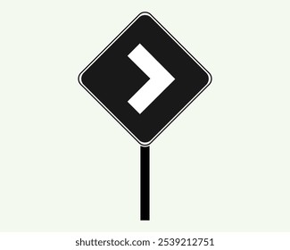 Direction signpost icon. Road direction icon vector illustration. Traffic direction or signal icon vector