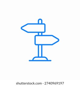 direction signs icon sign vector