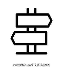 Direction Signs Icon Vector Symbol Design Illustration