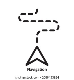 Direction. simple icon design, best used for banner, flayer, or web application. Editable stroke with EPS 10 file format