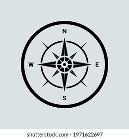 Direction symbol illustration for mapping.