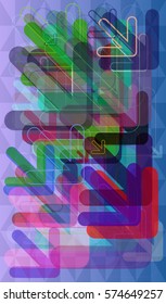 direction template art