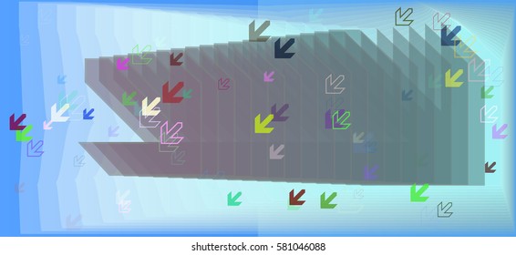 direction template background