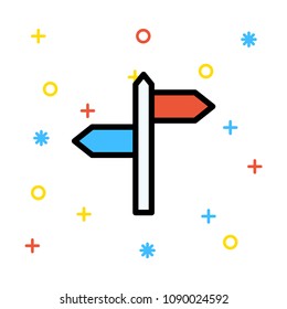 direction traffic board 