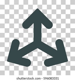 Direction Variants icon. Vector illustration style is flat iconic symbol, transparent background. Designed for web and software interfaces.