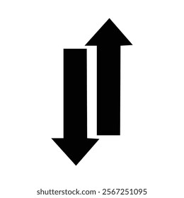 direction vector glyph color icon