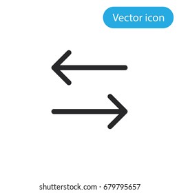 Direction vector icon, illustration symbol