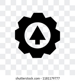 Direction vector icon isolated on transparent background, Direction logo concept