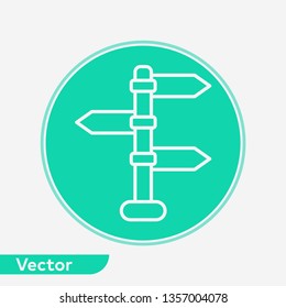Direction vector icon sign symbol