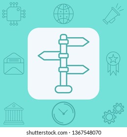 Direction vector icon sign symbol