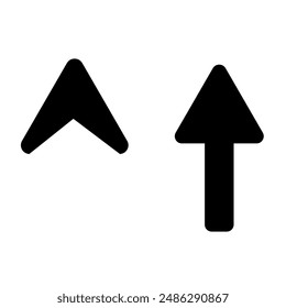 Direction vector icon. signature for mobile concept and web design with two models. vector illustration