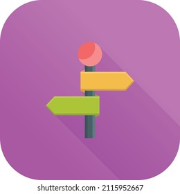 direction Vector illustration on a transparent background.Premium quality symmbols.Vector line flat icon for concept and graphic design.

