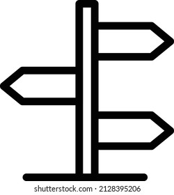 ilustración del vector de dirección en un fondo transparente. Símbolos de calidad premium. Icono vector glifos para concepto y diseño gráfico.