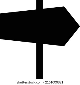 ilustración del vector de dirección en un fondo transparente. Símbolos de calidad superior. Iconos vectoriales de glifos para diseño de conceptos y gráficos. 
