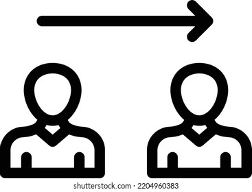 direction Vector illustration on a transparent background.Premium quality symbols.Thin line vector icon for concept and graphic design.