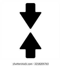 Direction and way icon concept