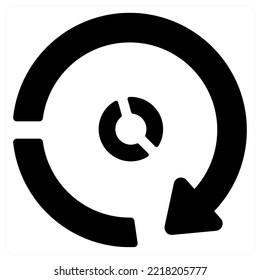 Direction and way icon concept