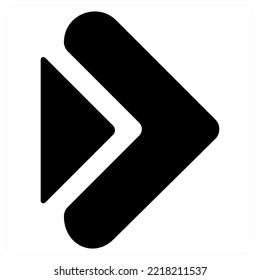 Leitungs- und Wegsymbol-Konzept