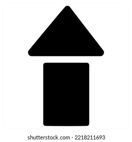 direction and way icon concept