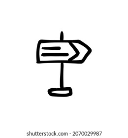 Directional Antenna Icon In Vector. Logotype - Doodle