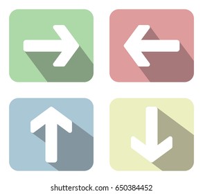 Directional arrow icons