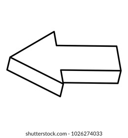 directional arrow left icon