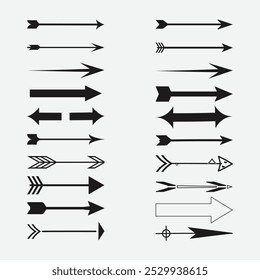 Sinal de seta direcional ou ícones definir design