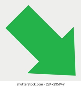 Ilustración del vector de signo de flecha direccional