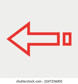 Directional Arrow Sign Vector illustration