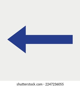 Ilustración del vector de signo de flecha direccional